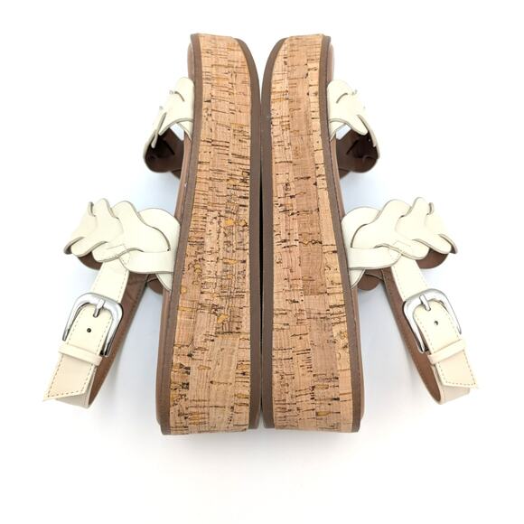 Nordstrom Rack Pennie Braided Platform Sandal Women's Cream Size US10M - Picture 10 of 10